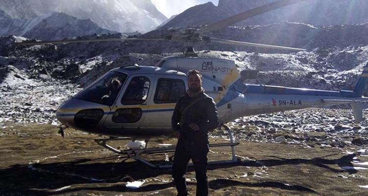 Helicopter tour in nepal