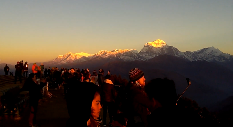 Best sunrise view from Poon hill