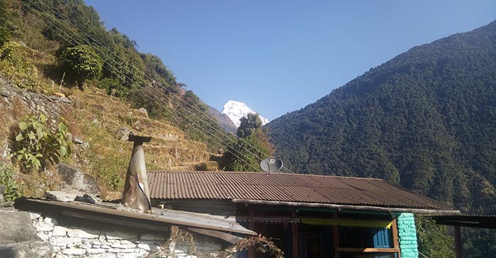 Annapurna South view from Ulleri