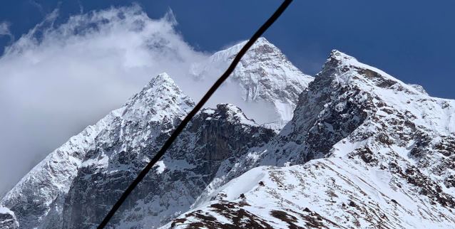 Best snow cap view while trekking in Nepal