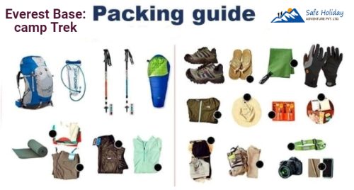 Packing List for trekking in Nepal