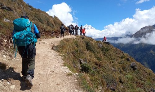 Everest View Hotel- ike during acclimatization day