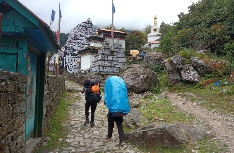 First day of Everest base camp Trekking