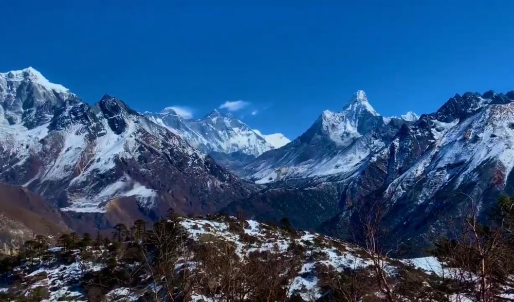 Everest view trek- view from Everest view trek