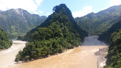 Trisuli river way to Kathmandu