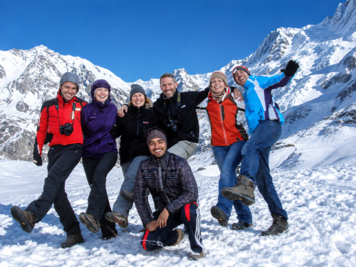 Happy group from USA reached Annapurna base camp