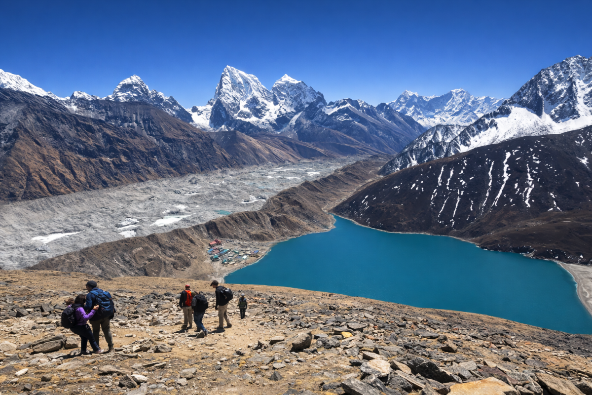 Everest base camp to Gokyo trek