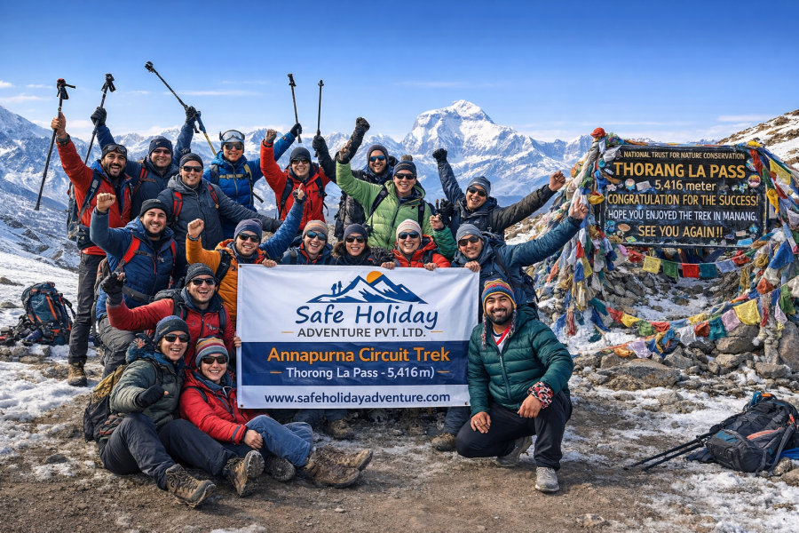 Annapurna circuit trek -Thorang la pass and poon hill