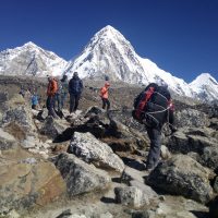 Mt. Pumori view from Gorakshep