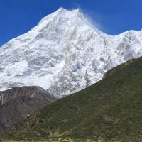 Manaslu Mountain view from Sama gaun