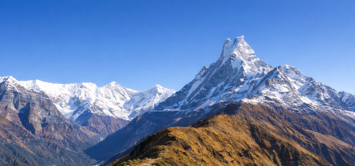 Mardi himal trek- beautiful view of fishtail