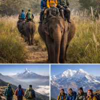 7 Days of pure adventure Mardi Himal Trek & Chitwan Jungle Safari — from Himalayan views to wild jungle encounters in one unforgettable journey in Nepal.